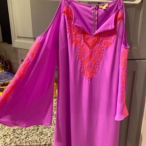 ⚡️Lavender + Orange Tunic Dress⚡️